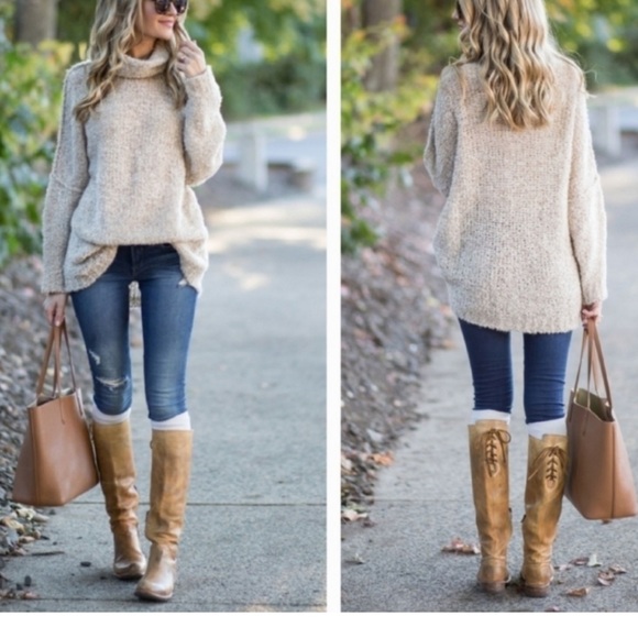 Bed Stu Shoes - BED STU-Manchester Tall Tan Rustic Distressed Riding Boots